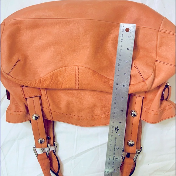 B. Makowsky Leather Double Handle Shoulder Bag Purse NWOT - Picture 6 of 10